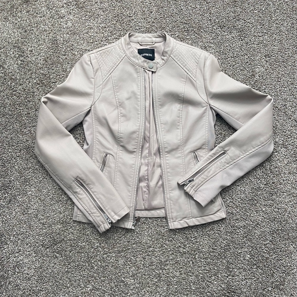 Express Leather Jacket Size XS
